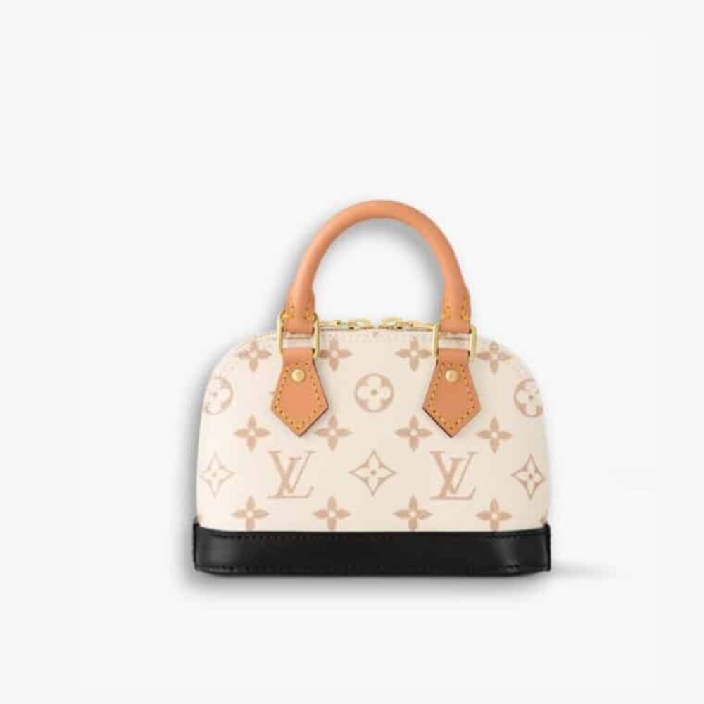 Louis Vuitton Nano Alma Beige 16cm M46895