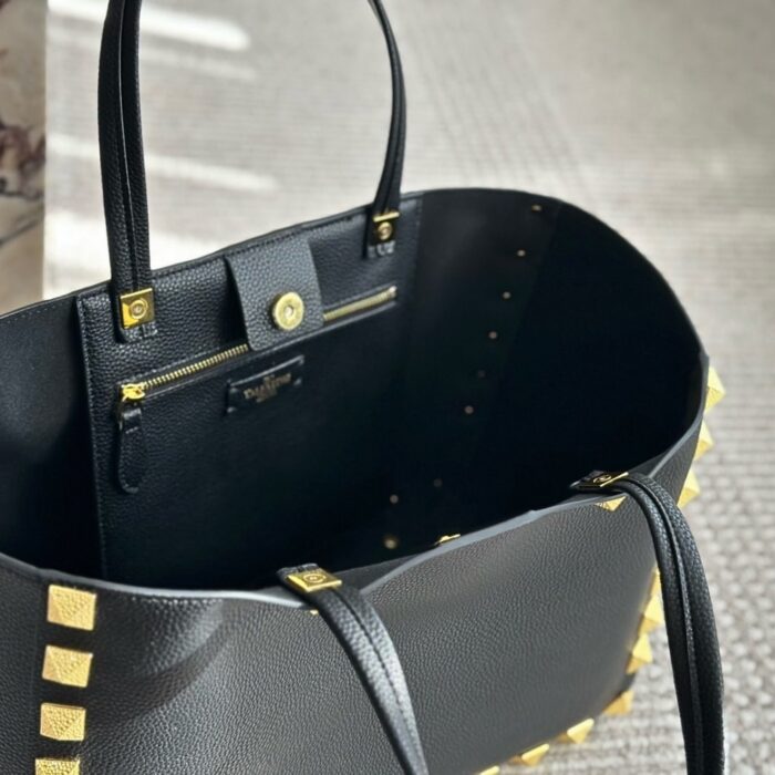 Valentino Garavani Rockstud Tote Bag Black 44Cm - Image 4