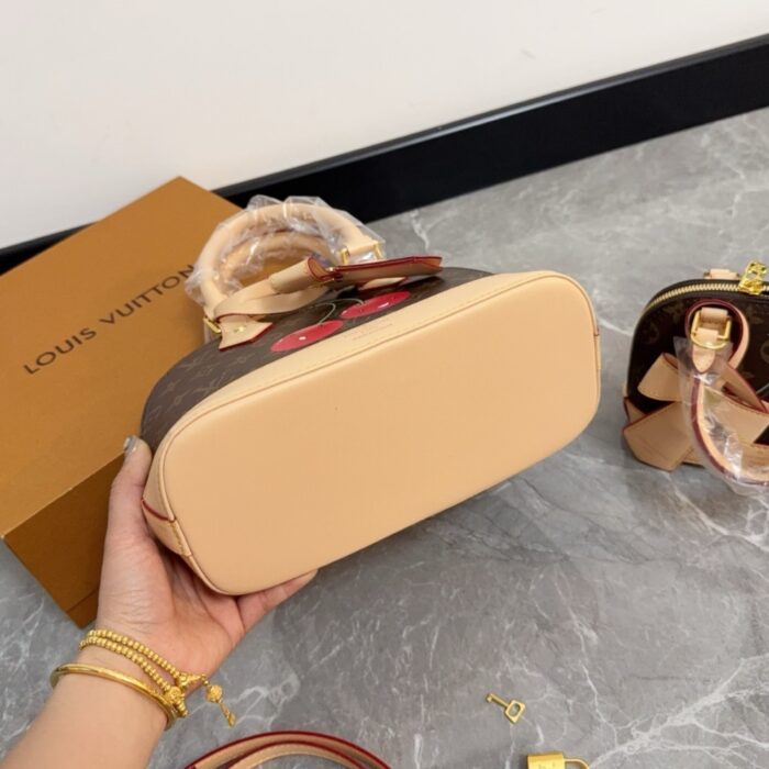 Louis Vuitton X Takashi Murakami Monogram Cerise Nano Alma Brown 16cm M13416 - Image 5