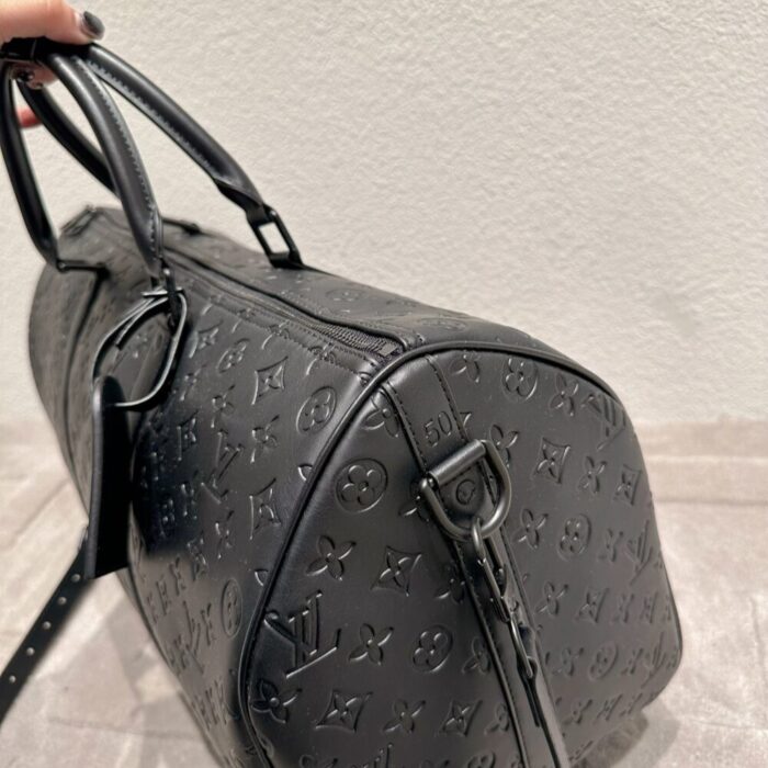 Louis Vuitton Keepall Bandoulière 50 Black 50Cm M44810 - Image 5