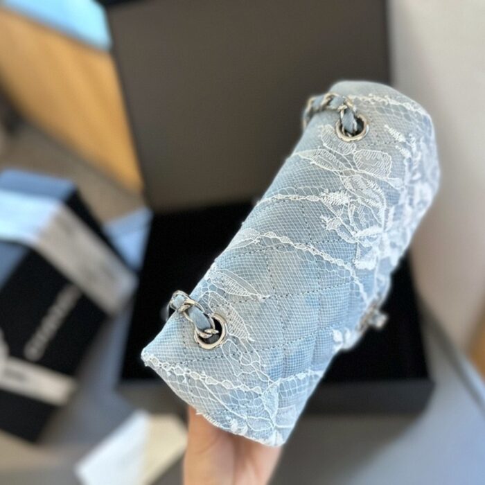 Chanel Classic Floral Bag 20Cm - Image 4