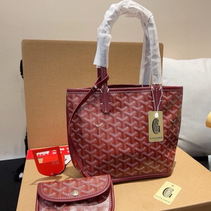 Goyard Anjou Mini Bag Burgundy 21Cm ANJOUSMINCG07TY07P - Image 5