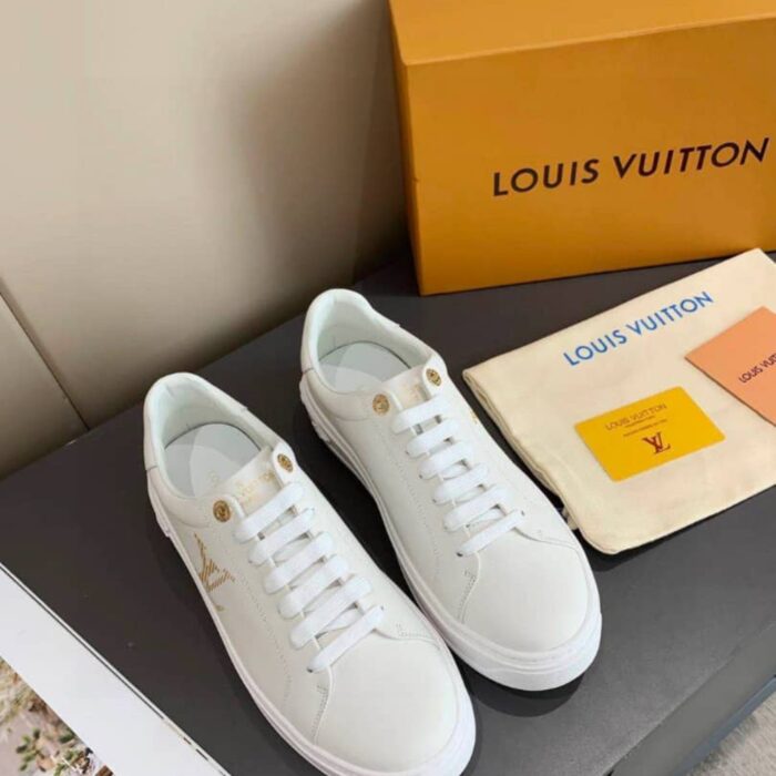 Louis Vuitton Time Out Sneaker White And Yellow - Image 3