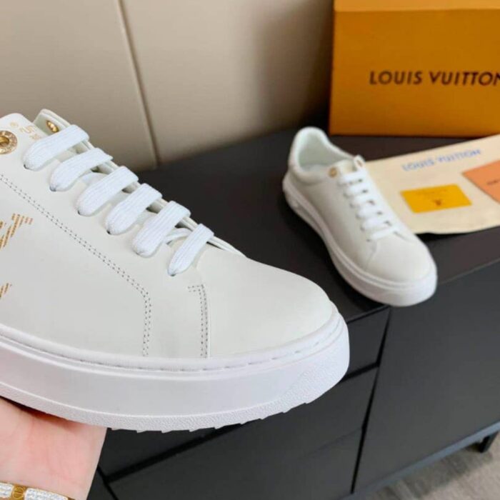 Louis Vuitton Time Out Sneaker White And Yellow - Image 6