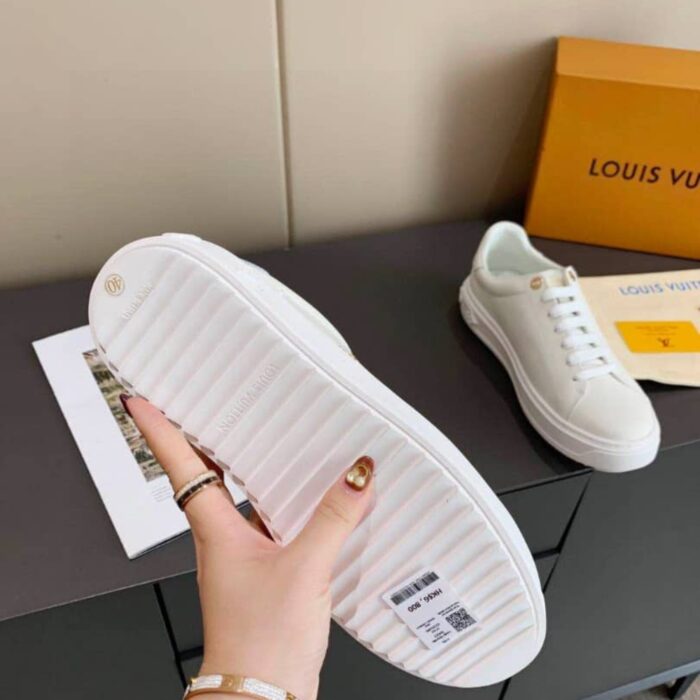 Louis Vuitton Time Out Sneaker White And Yellow - Image 7