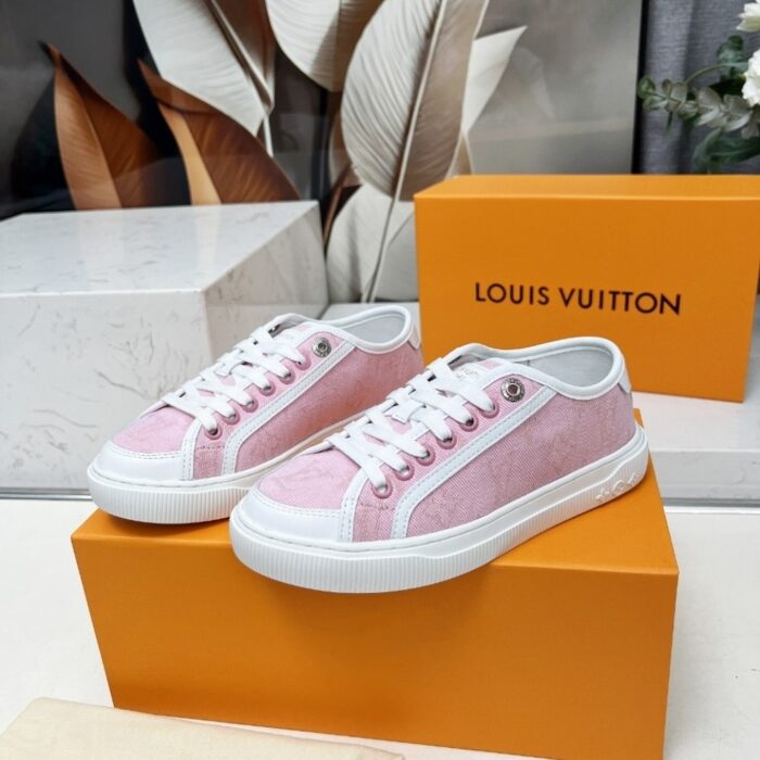 Louis Vuitton LV Lagoon Sneaker Denim Rose 1AGYFO - Image 2