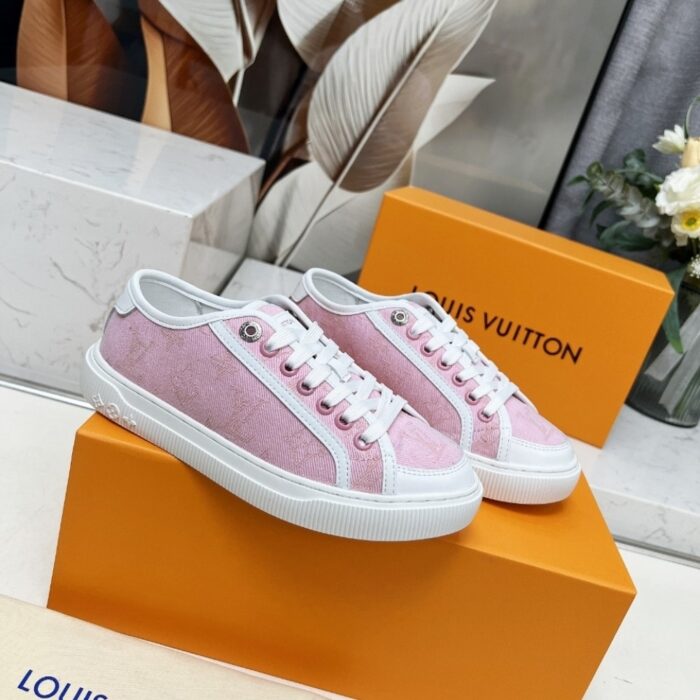 Louis Vuitton LV Lagoon Sneaker Denim Rose 1AGYFO - Image 3