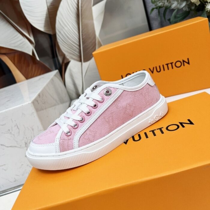 Louis Vuitton LV Lagoon Sneaker Denim Rose 1AGYFO - Image 5