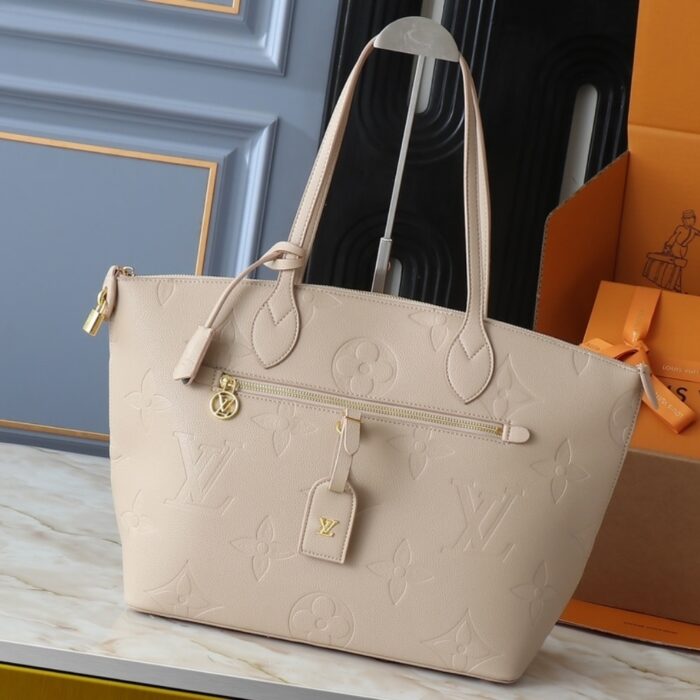 Louis Vuitton Travel Bag Monogram Empreinte Giant Dove Grey 34Cm M46326 - Image 2