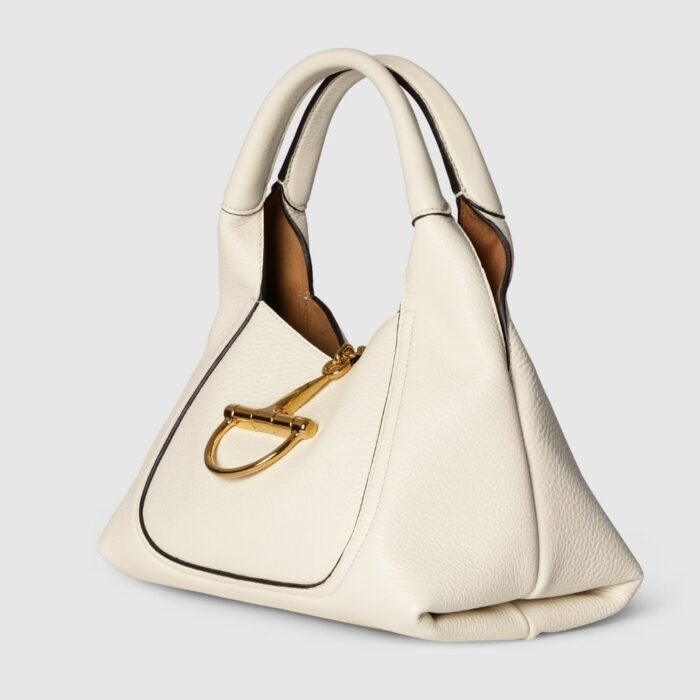 Super Vip 1:1 – Gucci Softbit Medium Top Handle Bag Leather White 27Cm ‎‎837467 AAEAO 9050 - Image 2