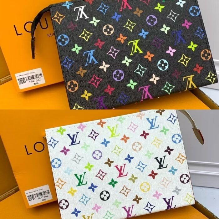 Louis Vuitton x Murakami Toiletry Pouch Monogram White 25Cm - Image 3