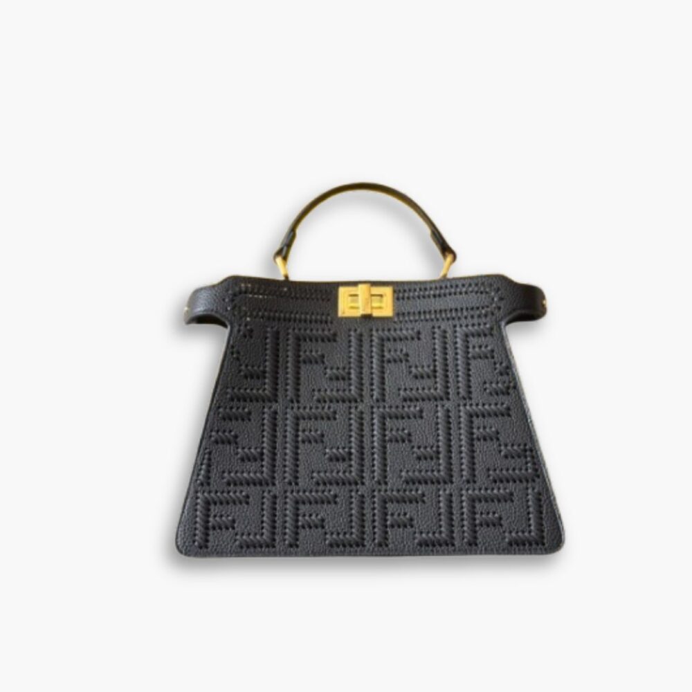 Fendi Peekaboo ISeeU Small Black 24Cm