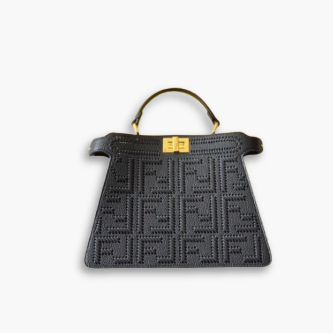 Fendi Peekaboo ISeeU Small Black 24Cm