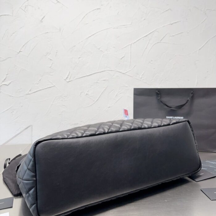 Saint Laurent Giant Travel Bag In Quilted Leather Black 55cm 736009AABK91000 - Image 5