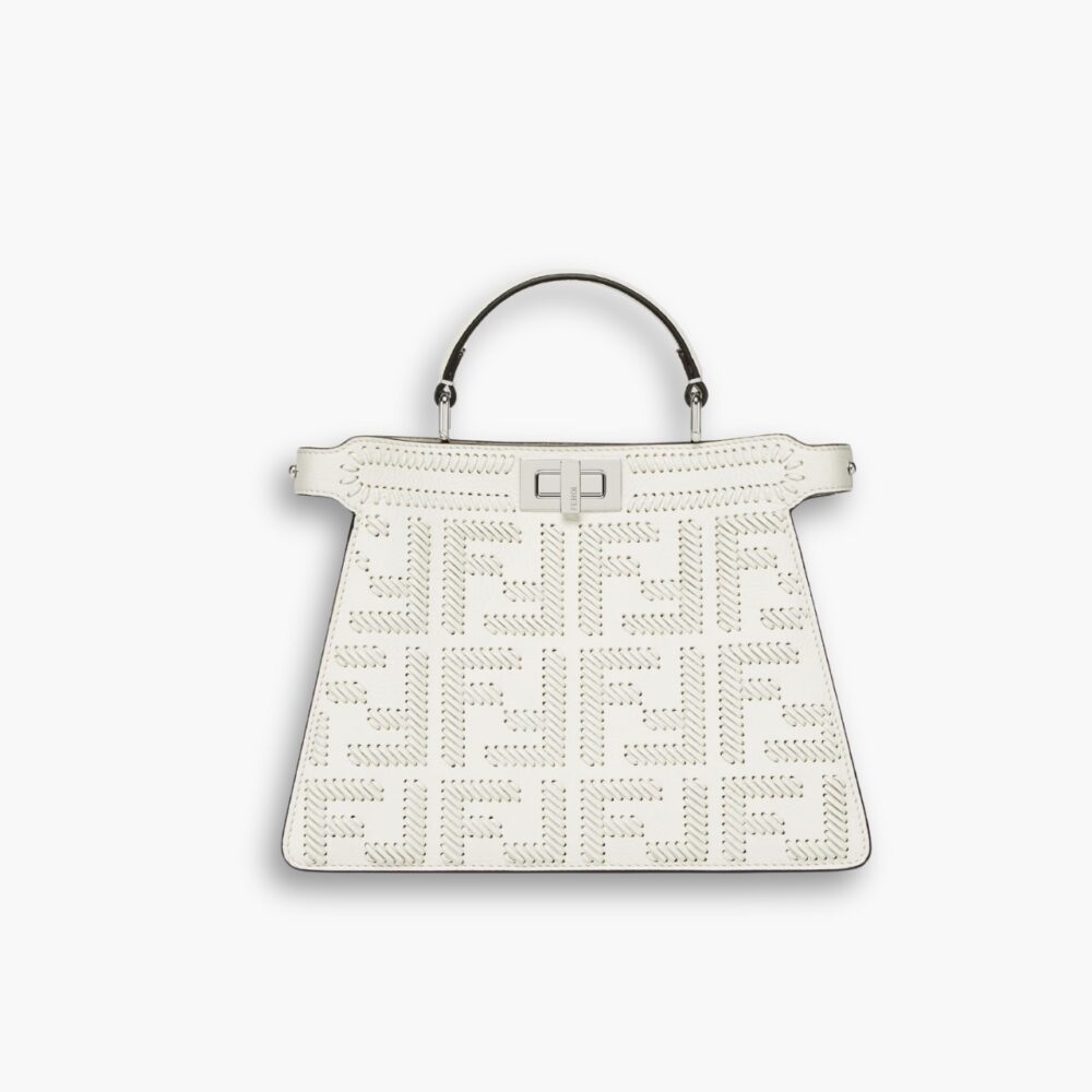 Fendi Peekaboo ISeeU Small White 24Cm 8BN327AT53F1JBP