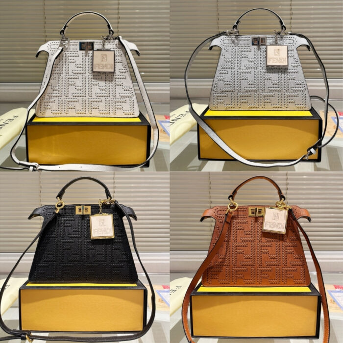 Fendi Peekaboo ISeeU Small Black 24Cm - Image 5