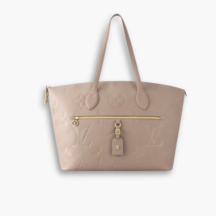 Louis Vuitton Travel Bag Monogram Empreinte Giant Dove Grey 34Cm M46326