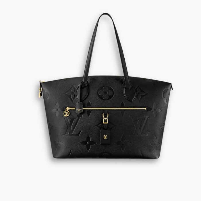 Louis Vuitton Travel Bag Monogram Empreinte Giant Black 34Cm M46357