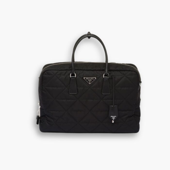 Prada Quilted Re Nylon Travel Bag Black 43cm 2VA0092DGWF0002VOOO