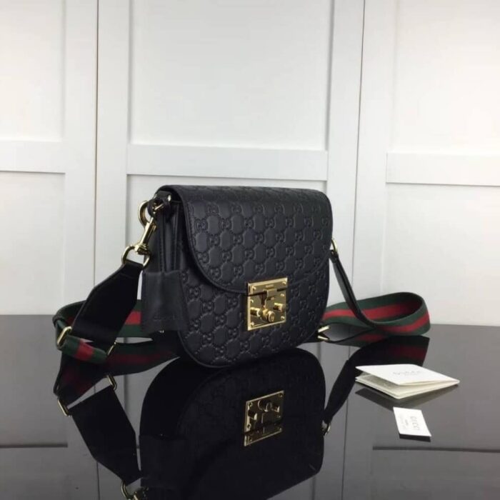 Super Vip 1:1 - Gucci Padlock Bag 25cm Black 453189 - Image 3