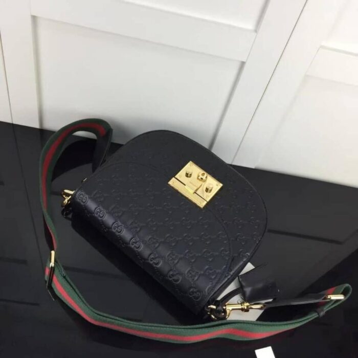 Super Vip 1:1 - Gucci Padlock Bag 25cm Black 453189 - Image 5