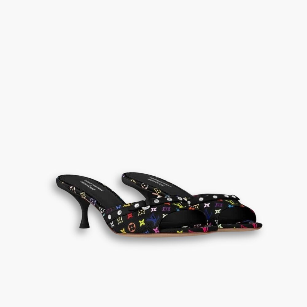 Louis Vuitton X Takashi Murakami 6AM Mule Black 1AGWQQ