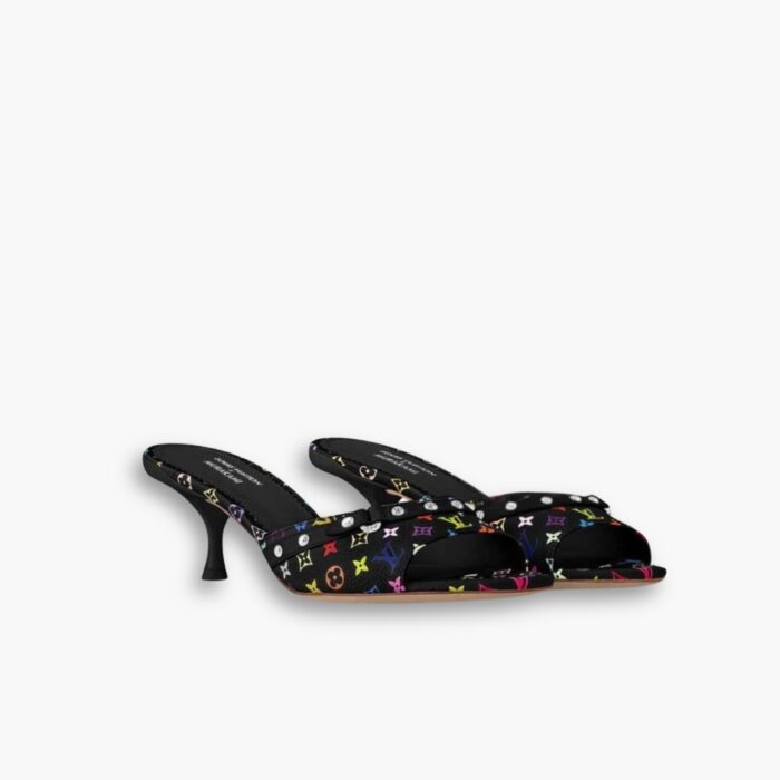 Louis Vuitton X Takashi Murakami 6AM Mule Black 1AGWQQ