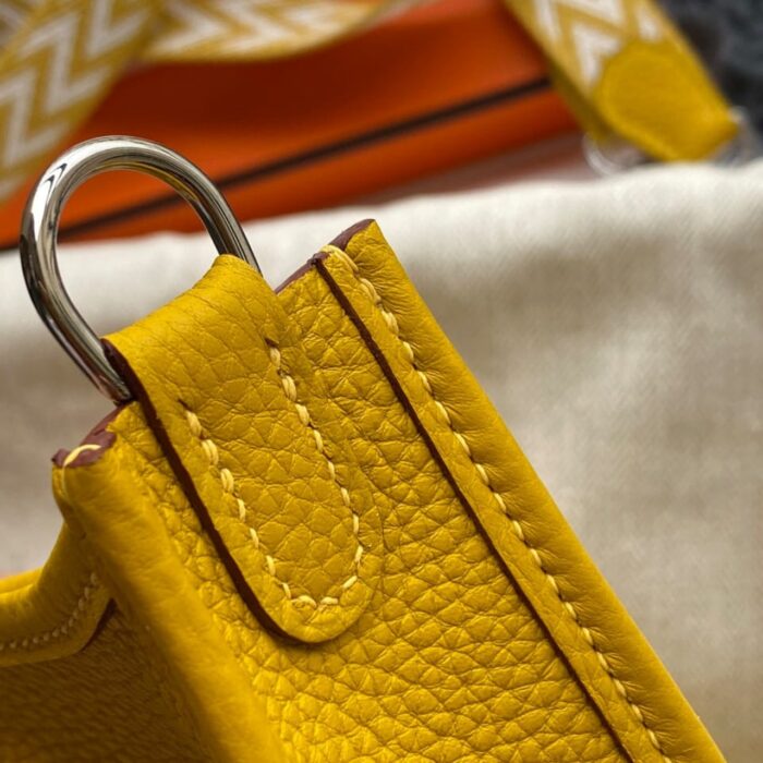 Hermes Evelyne Bag Yellow 29Cm - Image 3