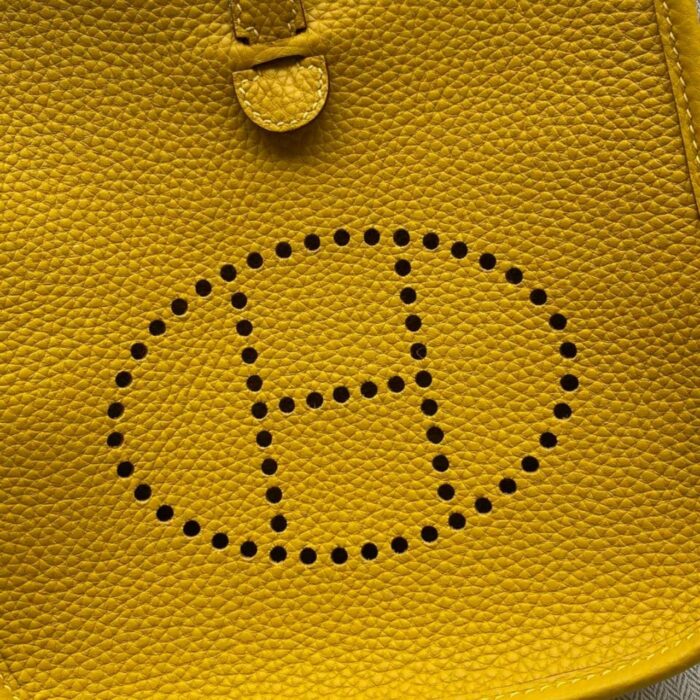 Hermes Evelyne Bag Yellow 29Cm - Image 5