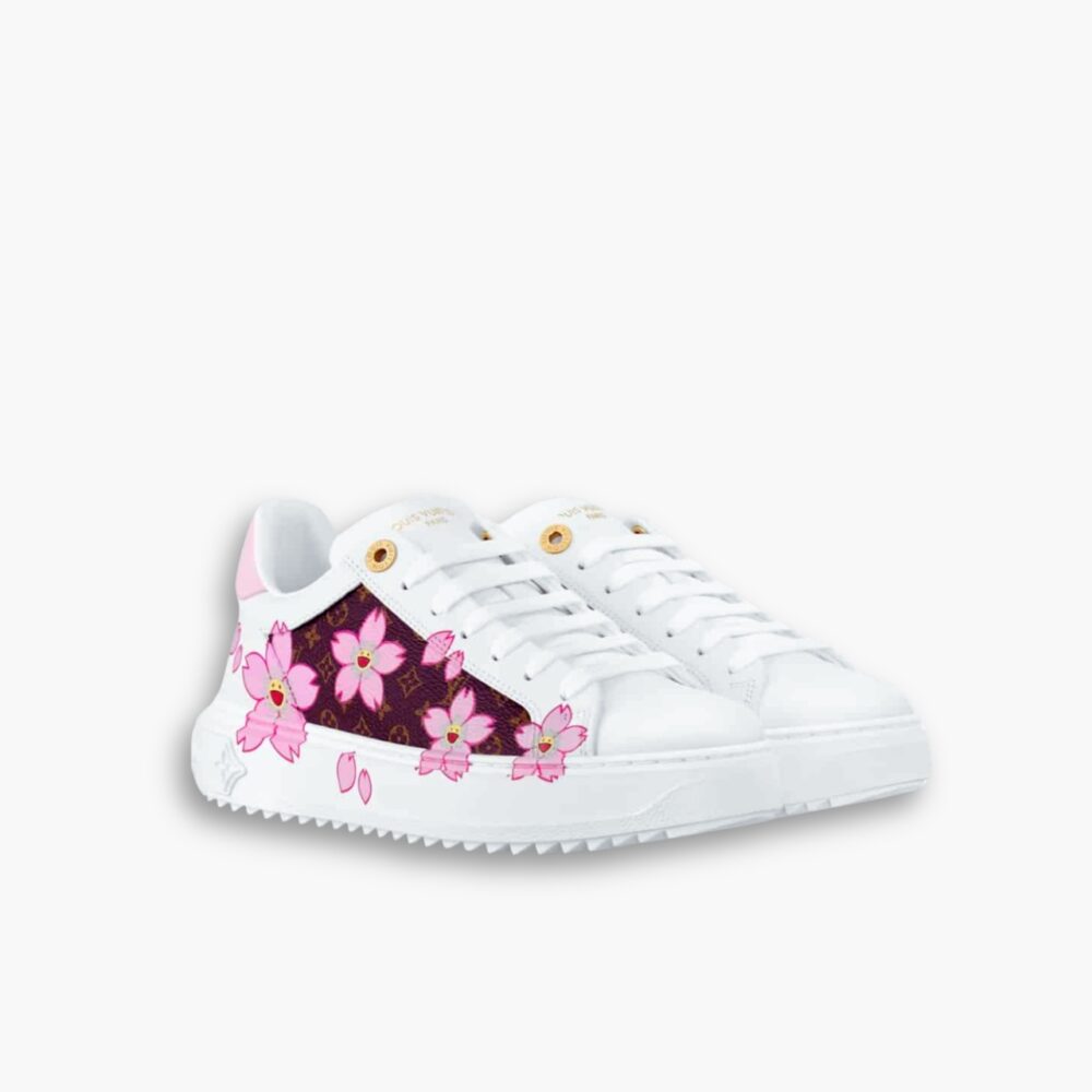 Louis Vuitton X Takashi Murakami Time Out Sneaker White 1AGWOL