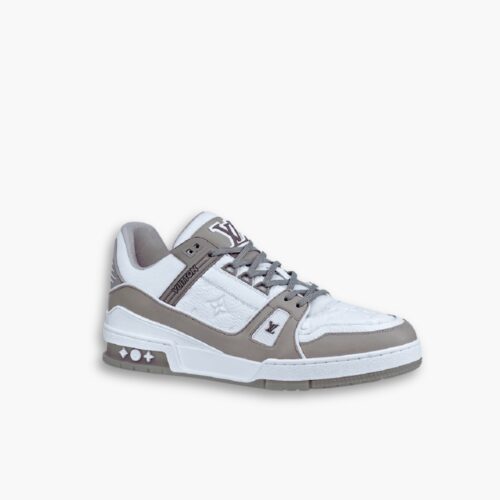 Louis Vuitton LV Trainer Sneaker Grey White 1A8KBA