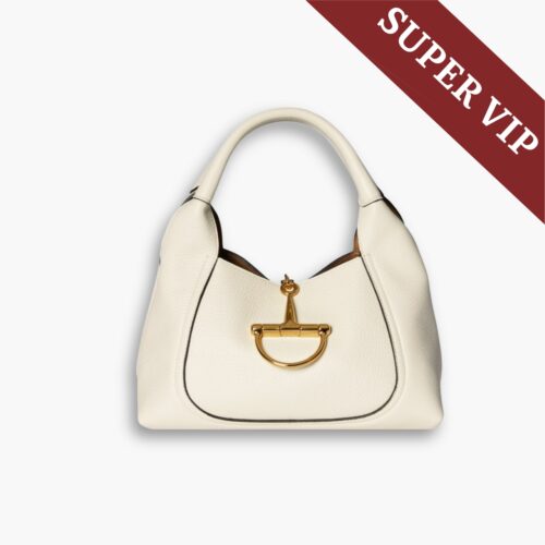 Super Vip 1:1 – Gucci Softbit Medium Top Handle Bag Leather White 27Cm 837467 AAEAO 9050