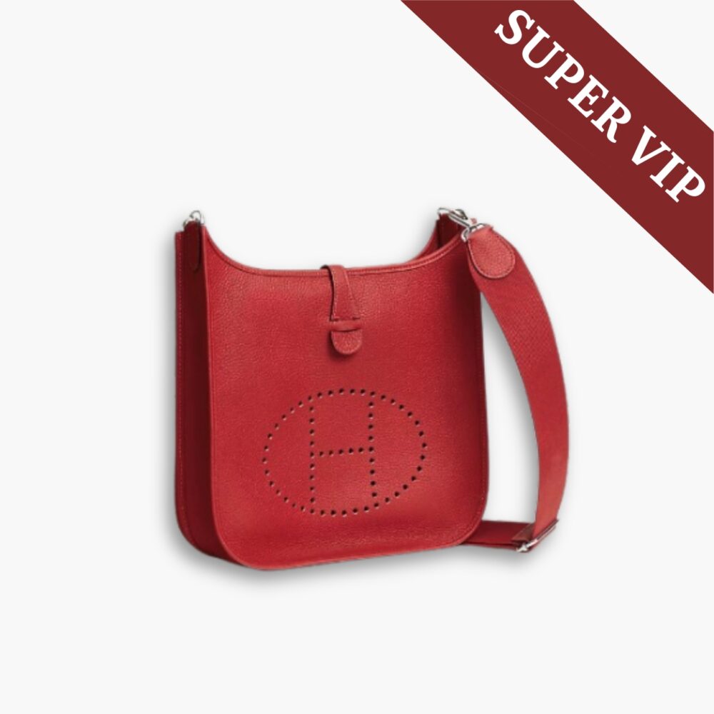 Super Vip 1:1 – Hermes Evelyne Bag Red 29Cm
