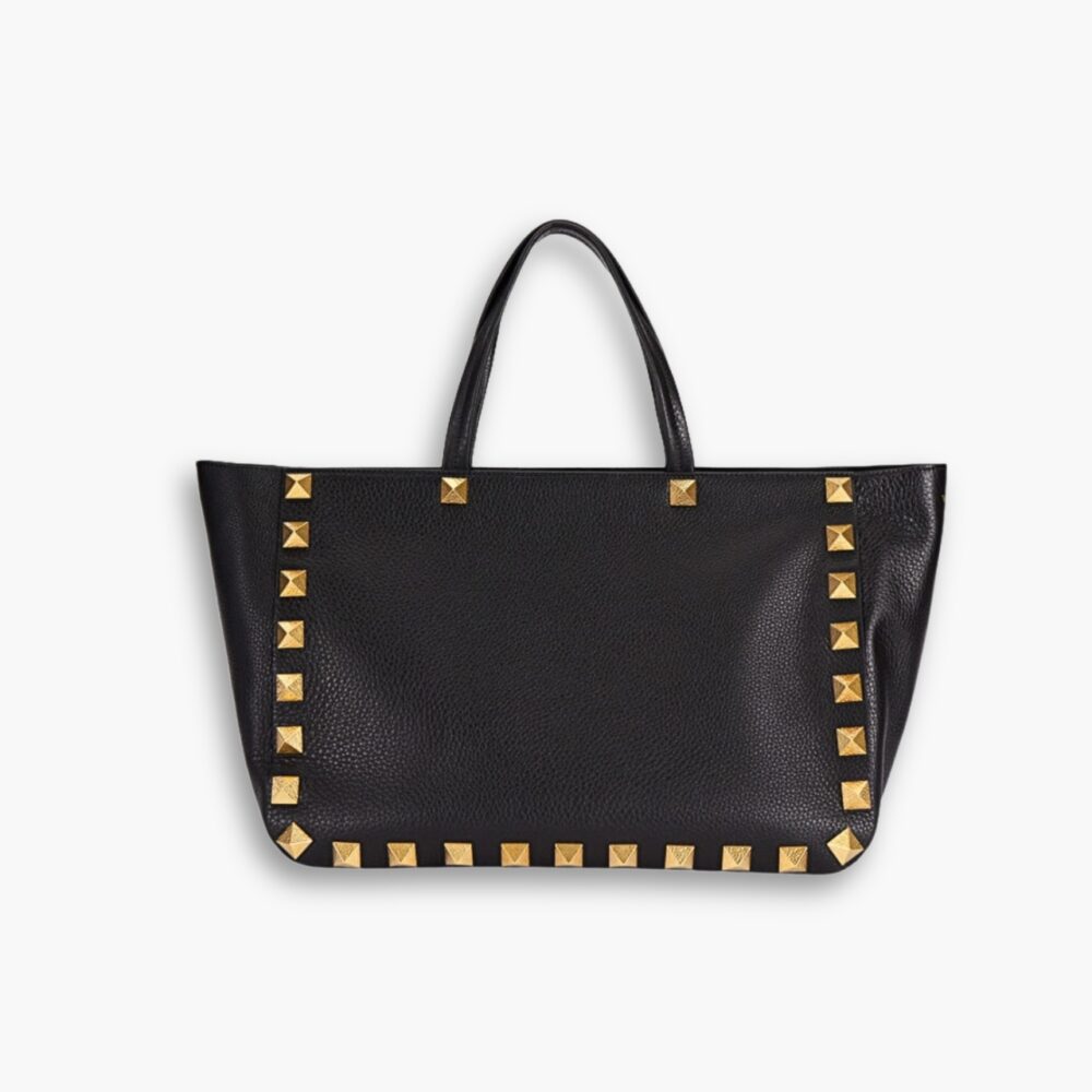 Valentino Garavani Rockstud Tote Bag Black 44Cm