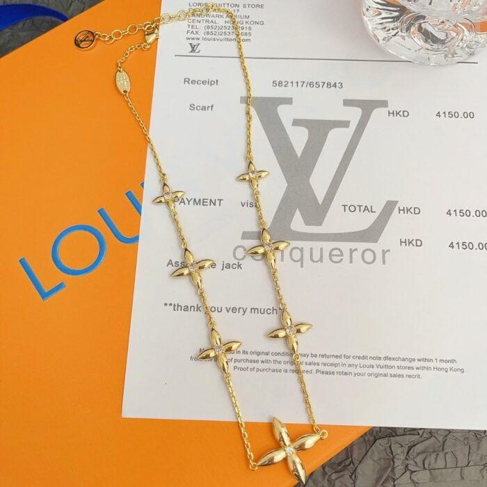 Louis Vuitton Louisette Signature Necklace M01592 - Image 4