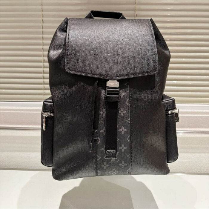 Louis Vuitton Monogram Taigarama Outdoor Backpack Black 40Cm - Image 2