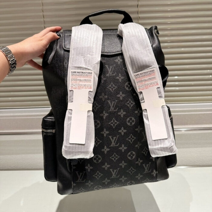 Louis Vuitton Monogram Taigarama Outdoor Backpack Black 40Cm - Image 5