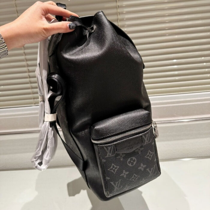 Louis Vuitton Monogram Taigarama Outdoor Backpack Black 40Cm - Image 6