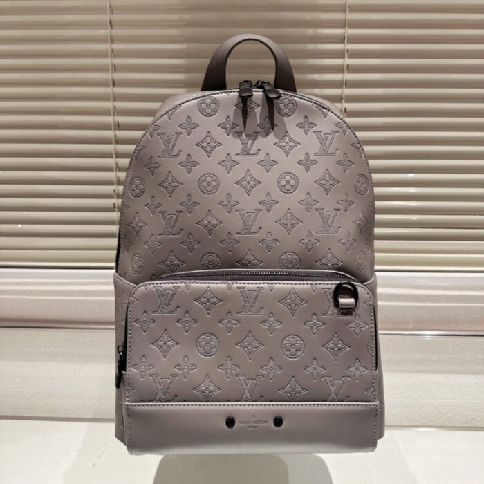 Louis Vuitton Monogram Shadow Racer Backpack Grey 38Cm - Image 2