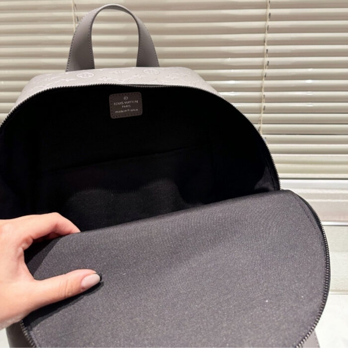 Louis Vuitton Monogram Shadow Racer Backpack Grey 38Cm - Image 8