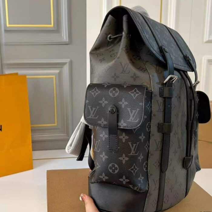 Louis Vuitton Christopher Backpack Black 47Cm - Image 4