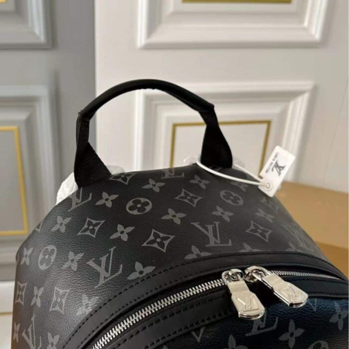 Louis Vuitton Discovery Monogram Eclipse Canvas Backpack Black 37Cm - Image 7