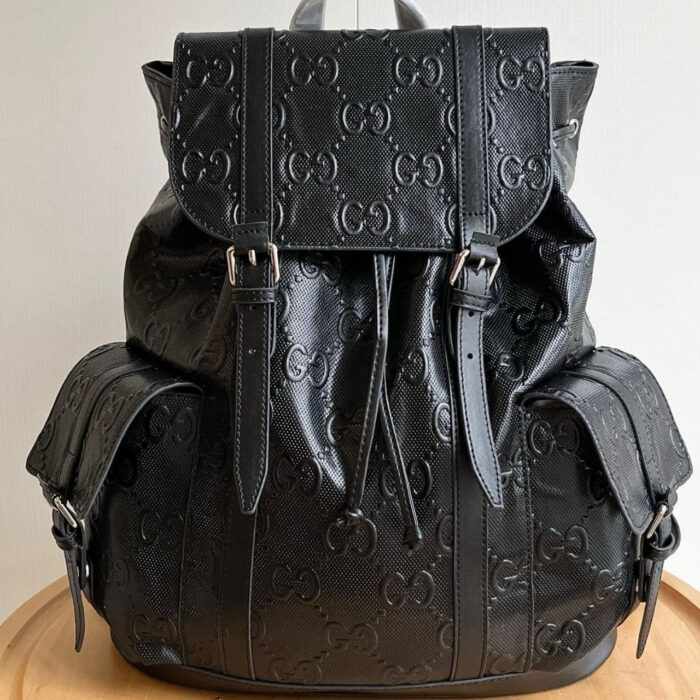 Gucci Jumbo Gg Backpack Black 42Cm 625770 AABZF 1000 - Image 2