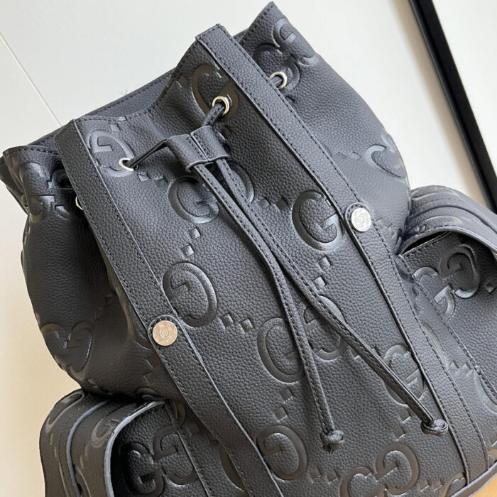 Gucci Jumbo Gg Backpack Black 42Cm 625770 AABZF 1000 - Image 3