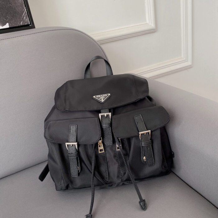Prada Re Nylon Medium Backpack Black 30Cm 1BZ677RV44F0002VOOO - Image 2