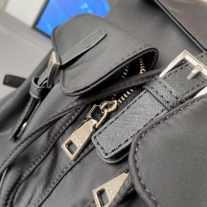 Prada Re Nylon Medium Backpack Black 30Cm 1BZ677RV44F0002VOOO - Image 5
