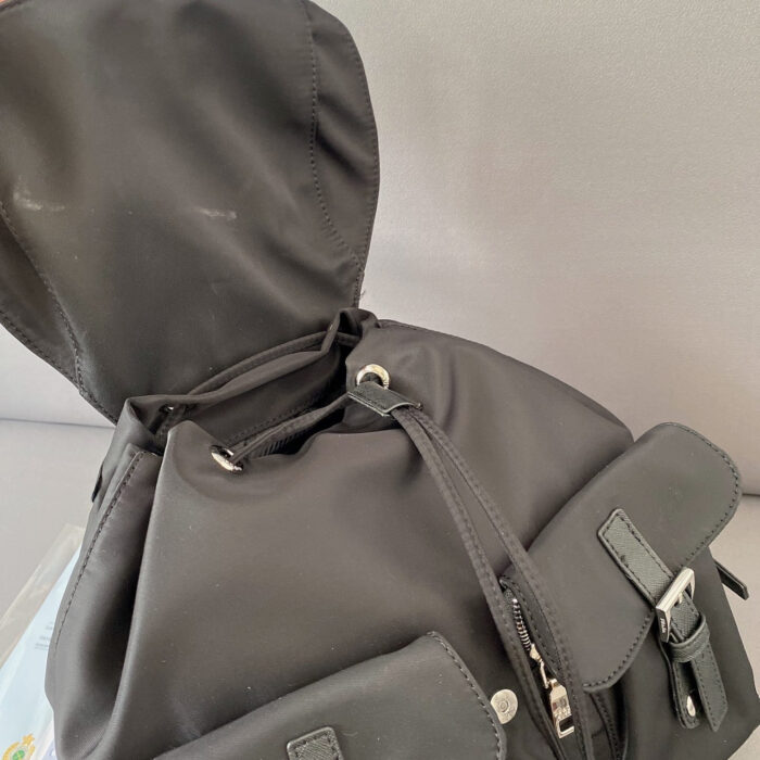 Prada Re Nylon Medium Backpack Black 30Cm 1BZ677RV44F0002VOOO - Image 6