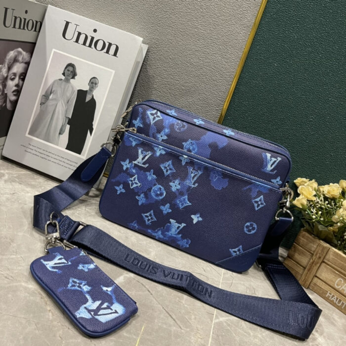 Louis Vuitton Trio Messenger Bag Ink Watercolor 25Cm - Image 2