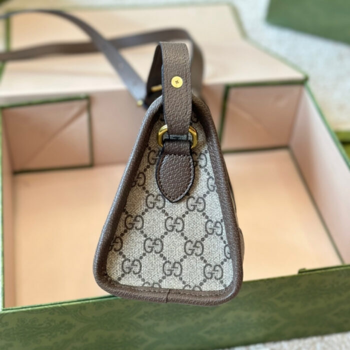 Gucci Ophidia GG Messenger Bag Beige Ebony 25cm 752581 96IWT 8745 - Image 4