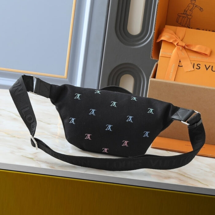 Louis Vuitton Rush Bumbag Blason Denim Black 30Cm M13961 - Image 3